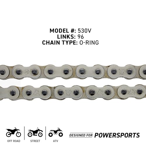NICHE Drive Sprocket Chain Combo for Yamaha Virago V-Star 250 Route 66 XV250 Front 16 Rear 45 Tooth 520NZ Standard 114 Links - size: Standard Chain