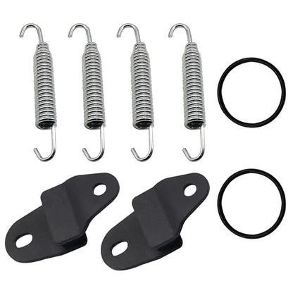 Exhaust Muffler Pipe Stay Mount with Hangers Springs and O-Rings