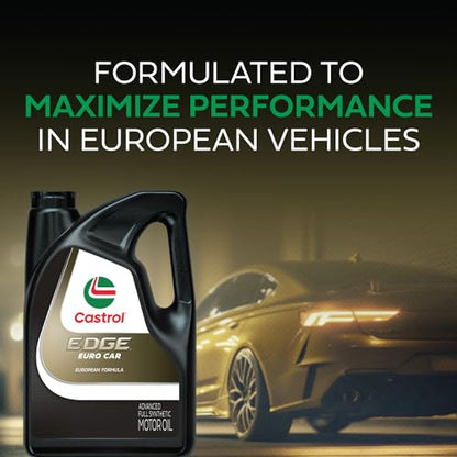 Castrol EDGE Euro 5W-30 K Advanced Full Syn Motor Oil, 1 Quart, Pack of 6 - size: 1 Quart Pack of 6