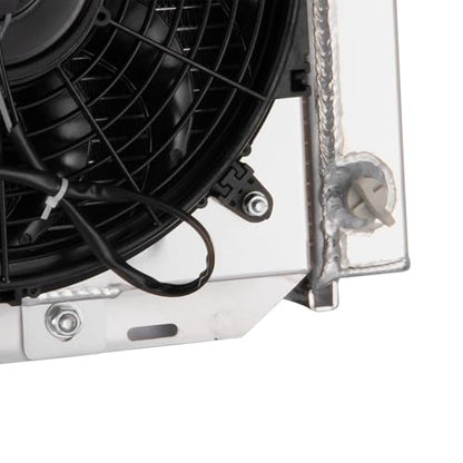 3 Row Radiator Shroud Fan For Ford Mustang LX GT SVT 1979-1993 - size: 3 Row Radiator+Shroud Fan(AT)