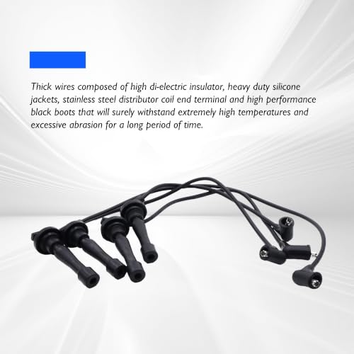 32722-P75-A01 Ignition Spark Plug Wires Set of 4 Replace 32722P75A01 - style: 32722-P75-A01