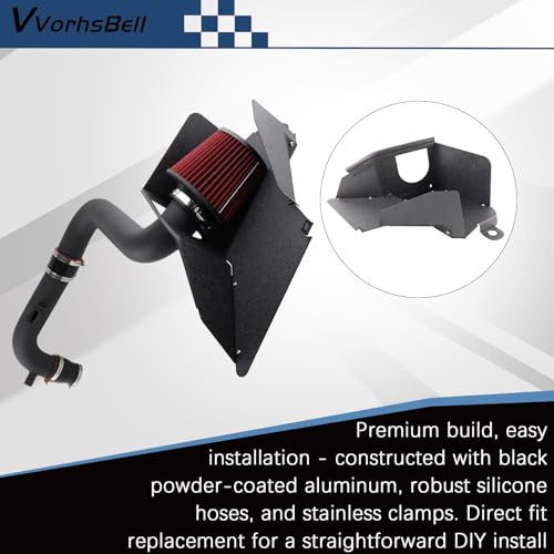 Cold Air Intake for 06-18（EA113）MK5/GTI/MK6/Golf R/Audi A3 2.0T - size: 06-17 MK5/MK3/MK2/Golf/MK6/A3 EA113 2.0T