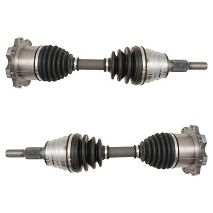 TRQ Front Driver and Passenger Side CV Axle Shaft Assembly Set - style: CSA64117