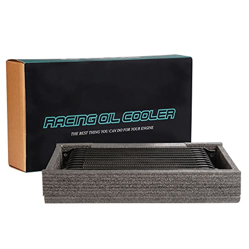PIT66 Universal AN10 Engine Transmission Oil Cooler Fit Japanese Model - color: Gold, size: 10 Row Japanese Model-C Set 1
