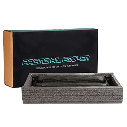 PIT66 Universal AN10 Engine Transmission Oil Cooler Fit Japanese Model - color: Gold, size: 10 Row Japanese Model-C Set 1