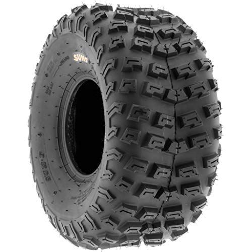 [Set of 2] SunF 22x10-8 22x10x8 ATV UTV A/T Knobby Race Replacement 6 PR Tubeless Tire A030