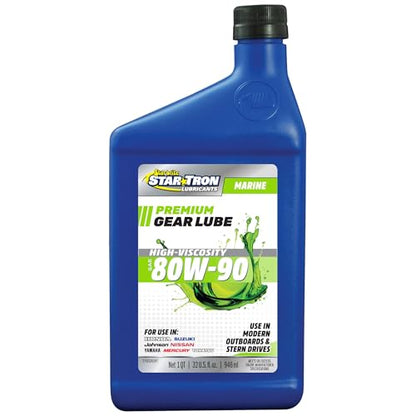 STAR BRITE Star Tron High Viscosity 80W90 Lower Unit Gear Lube - size: 32 Oz Quart, style: 80W-90W Mineral