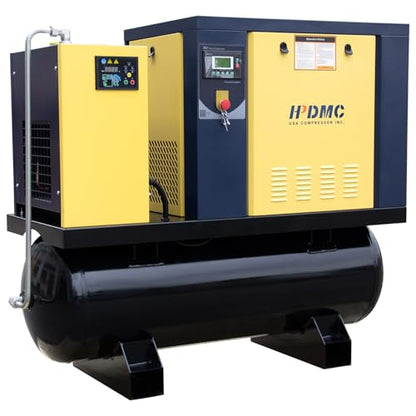 7.5KW 10HP Variable Speed Rotary Screw Air Compressor 230V 1 or 3Ph - style: PACK7-TAV/230V