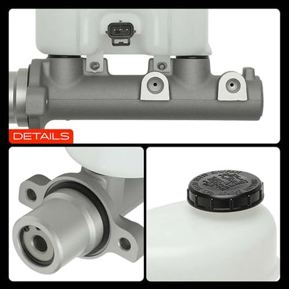 A-Premium Brake Master Cylinder with Reservoir and Cap