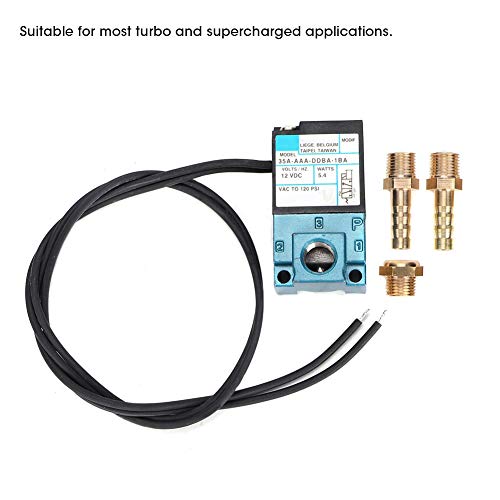 Electronic Boost Controller, 3 Port Boost Control Solenoid Valve DC 12V 5.4W 35A-AAA-DDBA-1BA