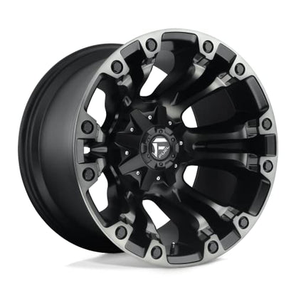 FUEL OFF-ROAD D851 VAPOR 17X9, 5X4.5/5.0, 5.04, 1mm MATTE BLACK GRAY TINT - D85117902650A - color: MATTE BLACK GRAY TINT, size: 17X9, 5X4.5/5.0, 5.04, 1mm