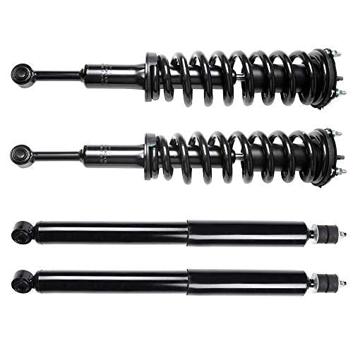 Front + Rear Strut & Coil Spring Assembly Set for Toyota for Tundra 2007-2020 4WD Complete Struts Shocks Assembly Replace 171119R 171119L