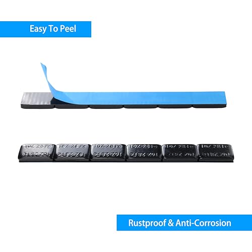 1 oz,Black, 108 pcs Adhesive wheel balance weights for cars, trucks, SUVs, motorcycles, and other vehicles. - color: Black, size: 1oz - 108 pcs