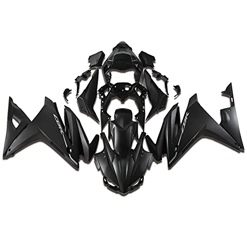 FC Matte Black Fairing kit Fit for HONDA 2016 2017 2018 CBR500R Motorycycle fairings Plastic Bodywork Bodyframe Aftermarket a003