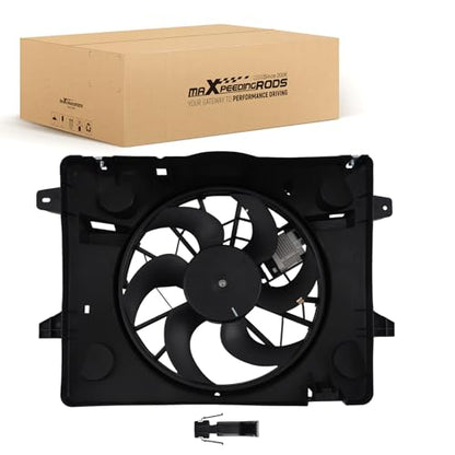 maXpeedingrods Radiator Cooling Fan for Lincoln Town Car Mercury Grand Marquis 2003-2005, for Mercury Marauder 2003-2004, for Ford Crown Victoria 2003-2005, 3W1Z8C607BD 3W1Z8C607AC 620120 - size: 3W1Z8C607BD