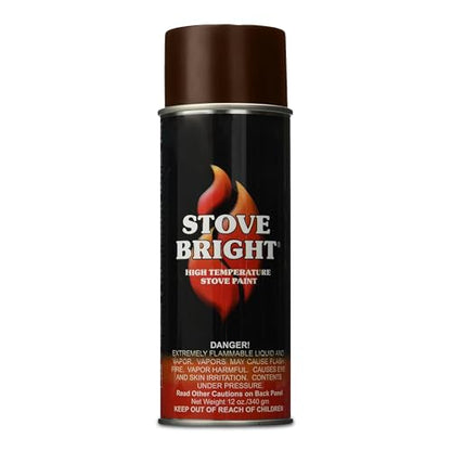 Stove Bright High Temp Spray Paint, Metallic Brown, 12 Oz, 1200°F