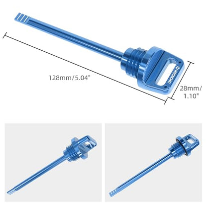 NICECNC Engines Oil Level Dipstick T6 Aluminum Blue - color: blue