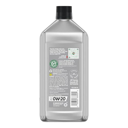Castrol GTX Full Synthetic 0W-20 Motor Oil, 1 Quart, Pack of 6 - size: 1 Quart, Pack of 6