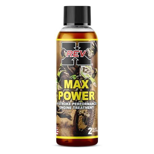 REV-X Max Power 4-Stroke Dirt Bike Engine Oil Treatment - 2 fl. oz.