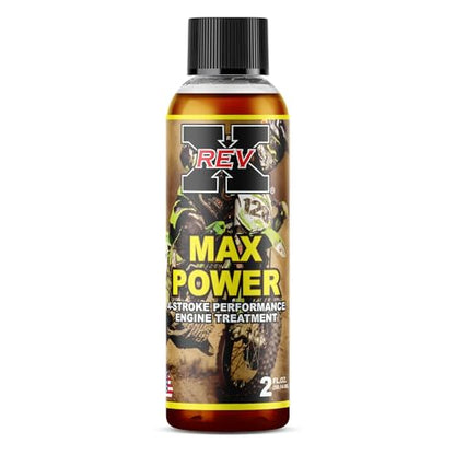 REV-X Max Power 4-Stroke Dirt Bike Engine Oil Treatment - 2 fl. oz.