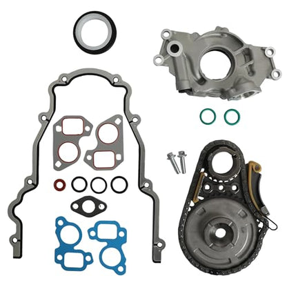 For 2007-2013 GM Gen4 4.8l 5.3l 6.0l 6.2l Timing Chain Kit & Oil Pump