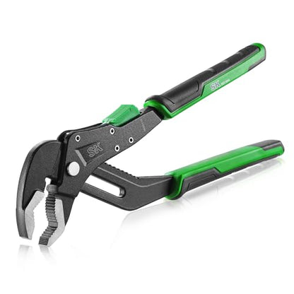 SK 10'' Quick Adjust Water Pump Pliers, SureGrip V-Jaw Groove Joint Pliers - size: 10" Quick Adjust Groove Joint Pliers