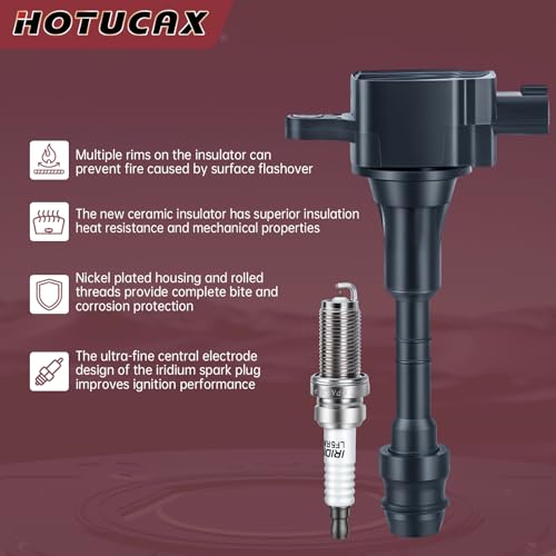 UF510 Ignition Coils & Spark Plugs Tune Up Kit, 8 Pack - size: UF510 & Spark Plugs