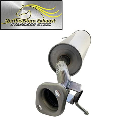Northeastern Exhaust Stainless Steel System Kit with Hangers and Bolts Compatible for 2003-2011 Element 2.4L