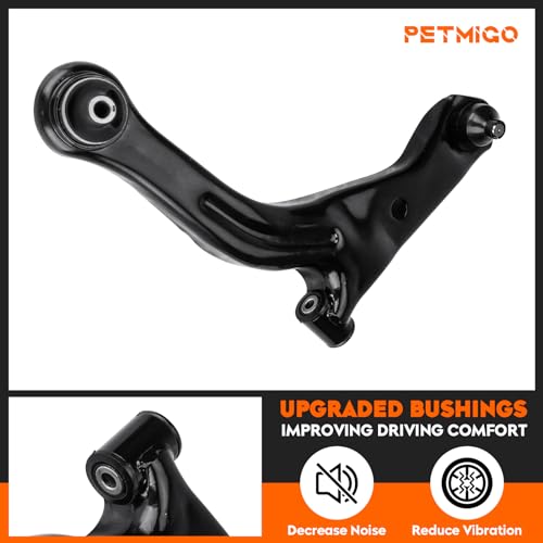 2 Pcs Front Suspension Kit Lower Control Arms with Ball Joint Fit for Ford Escape 2004-2012, for Mazda Tribute 2005-2011 (Not for 2007 Tribute), for Mercury Mariner 2005-2011
