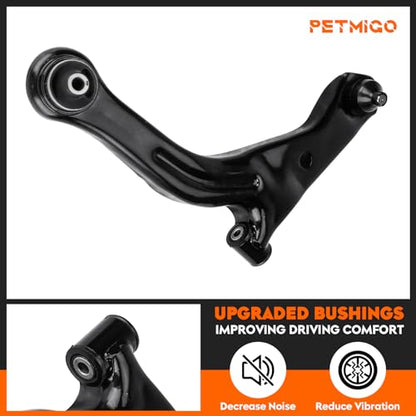 2 Pcs Front Suspension Kit Lower Control Arms with Ball Joint Fit for Ford Escape 2004-2012, for Mazda Tribute 2005-2011 (Not for 2007 Tribute), for Mercury Mariner 2005-2011