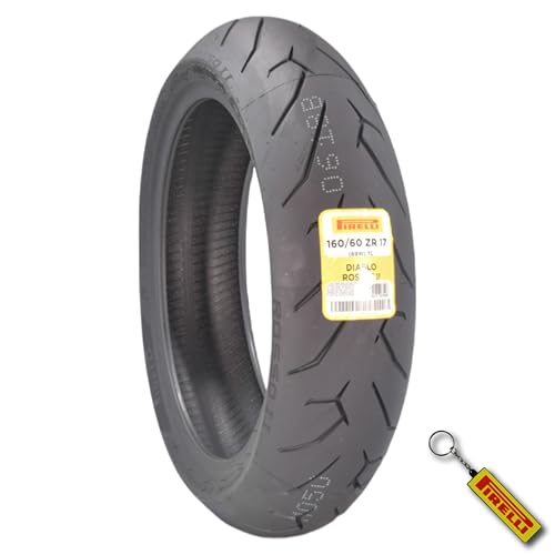 Pirelli Diablo Rosso II 160/60 ZR 17 M/C (69W) TL Rear Motorcycle Tire - size: 160/60ZR17