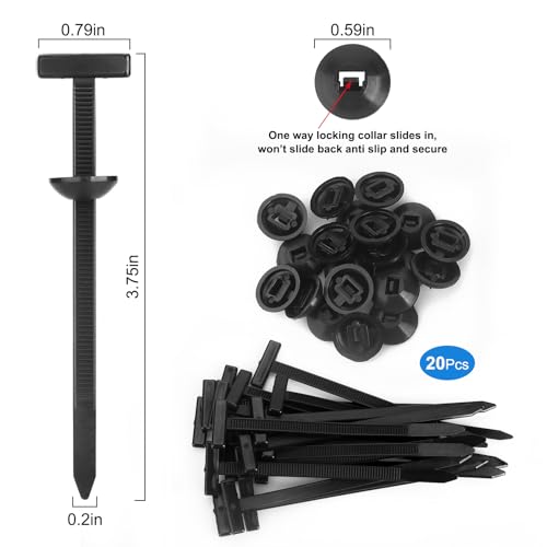 QIIYCCE 260PCS Bumper Clips car Plastic Rivet Fasteners