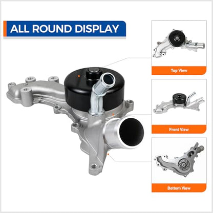 PAROD AW6169 Engine Water Pump for 3.6L V6 11-15 Grand Cherokee/Durango
