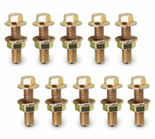 10PCS Exhaust Manifold Bolts for Most Cars Modification Retainer