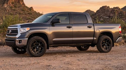 RockTrix RT105 20x9 Off-Road Wheels compatible with Toyota Tundra 2007-2021, Matte Black 5x150 Rims +12mm Offset for 33-35 Inch Tire Clearance, Fits Sequoia, Land Cruiser, And Fits Lexus LX570 - color: Matte Black, size: 20x9 +12mm offset
