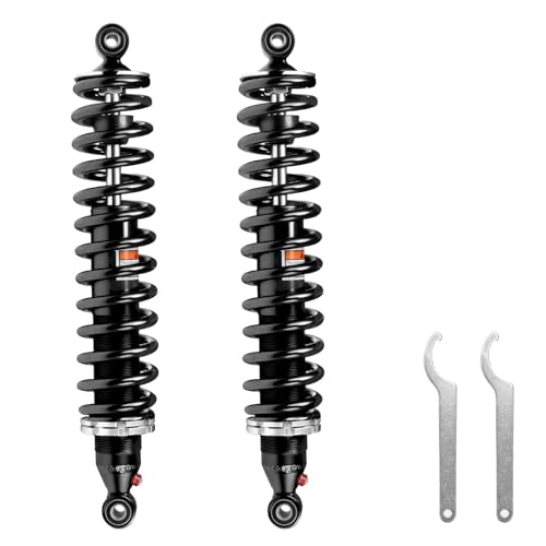 Monotube Front Shocks, Shock Absorber, Struts for Yamaha Grizzly 550 4x4 (2014), 700 4x4; OEM# 3B4-22210-00-00, 3B4-22210-01-00, 1HP-F2210-01-00; Amortiguadores para Yamaha Grizzly