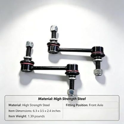 K750159 Front Sway Bar Link Kit 2Pcs For Ford Edge LINCOLN MKX - size: 831783