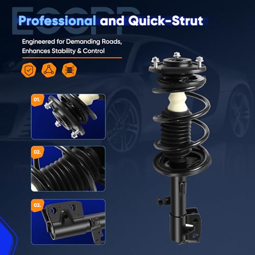 ECCPP Struts Spring Assembly Front Struts for Toyota Corolla 2009-2013 - size: 2*Front Complete Strut
