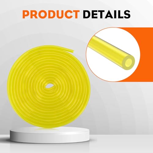 Hipa Gas Fuel Line Hose Tubing for Small Engine Weedeater 4 Size 4 ft. Each