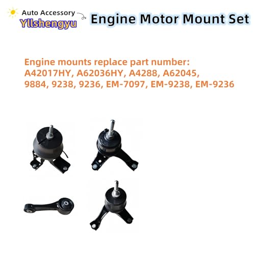 Engine Motor Mount Kit for Sienna 2011-2014 3.5L - size: 2011-2014 Toyota Sienna 3.5L