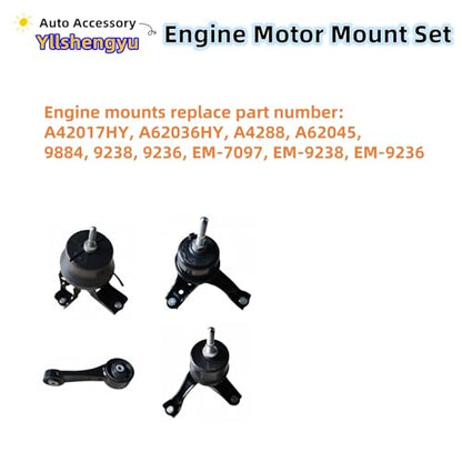 Engine Motor Mount Kit for Sienna 2011-2014 3.5L - size: 2011-2014 Toyota Sienna 3.5L