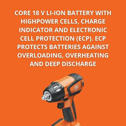 Fein ASCD 18-300 W2 AS Cordless Impact Wrench - style: ASCD 18-300