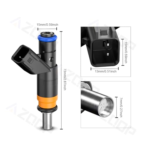 05037479AA Fuel Injectors 4 Holes For Ram 1500 2500 3500 5.7L (2011-2017) - size: For Ram 1500 2500/Dodge Charger 5.7L (2011-2017)