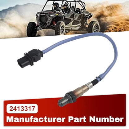2413317 Oxygen O2 Sensor Compatible with Polaris RZR Turbo 4/XP Turbo/XP Turbo S/XP Turbo S Velocity/XP 4 Turbo S 2019-2020 Replace # 0258017462, 4364454