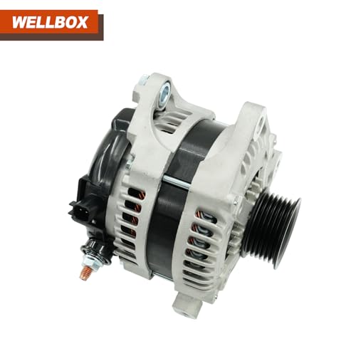 Alternator for Dodge Grand Caravan 2008-2010, for Chrysler Town & Country 2008-2010, Voyager 2008, for Jeep Wrangler 2007-2008, VW Routan 2009-2010 3.3L 3.8L, 160Amp CW 12V OE 7B0903015, 90-29-5700 - size: 7B0903015