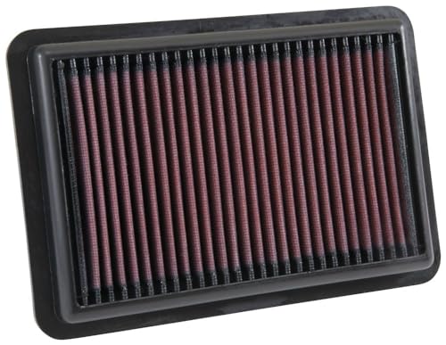 K&N High-Flow Original Lifetime Engine Air Filter: Increase Power: Washable: Compatible with 2017-2026 HYUNDIA/KIA: Elantra, I30, Kona, Veloster, Cerato, Forte, ProCeed, Seltos, Soul, Xceed, 33-5050