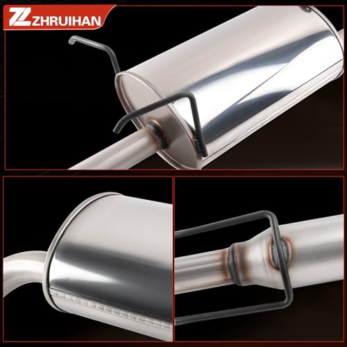 409 Stainless Steel Exhaust Resonator & Muffler Pipe - size: 2007-2012 Sentra 2.0L