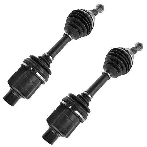 TRQ Front Driver and Passenger Side CV Axle Assembly Set 2 Piece - style: CSA82454