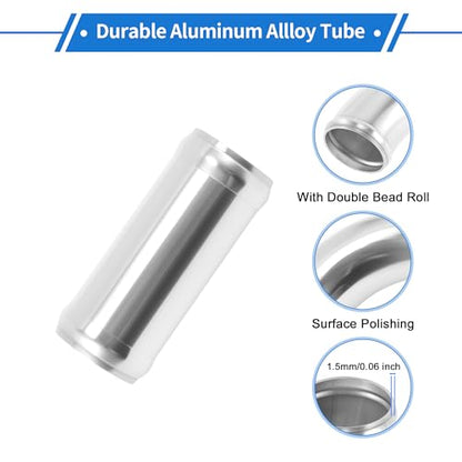 1.25" OD 0° 6063 Aluminum Alloy Tube Intercooler Pipe 3" Length - size: 1.25"OD 3"Length