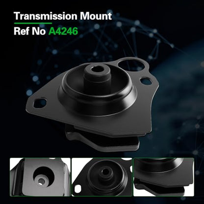 Engine Motor and Transmission Mount Kit Compatible with Prius 2004-2009 - size: 2004-2009 PRIUS